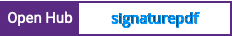 Open Hub project report for signaturepdf