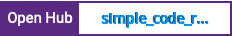 Open Hub project report for simple_code_review