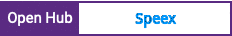 Open Hub project report for Speex