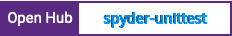 Open Hub project report for spyder-unittest