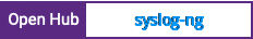 Open Hub project report for syslog-ng
