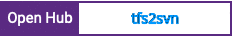 Open Hub project report for tfs2svn