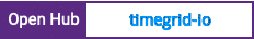 Open Hub project report for timegrid-io