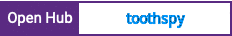Open Hub project report for toothspy