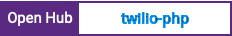 Open Hub project report for twilio-php
