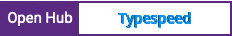 Open Hub project report for Typespeed