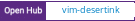 Open Hub project report for vim-desertink
