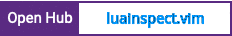 Open Hub project report for luainspect.vim