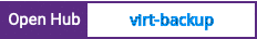 Open Hub project report for virt-backup