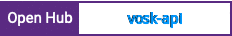 Open Hub project report for vosk-api