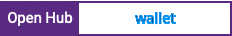 Open Hub project report for wallet