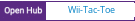 Open Hub project report for Wii-Tac-Toe