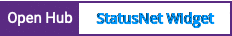 Open Hub project report for StatusNet Widget