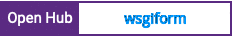 Open Hub project report for wsgiform