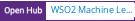 Open Hub project report for WSO2 Machine Learner