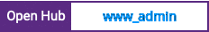 Open Hub project report for www_admin