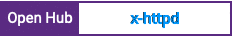 Open Hub project report for x-httpd
