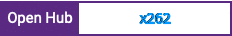 Open Hub project report for x262