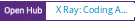 Open Hub project report for X Ray: Coding Analysis for SCMs