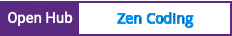 Open Hub project report for Zen Coding